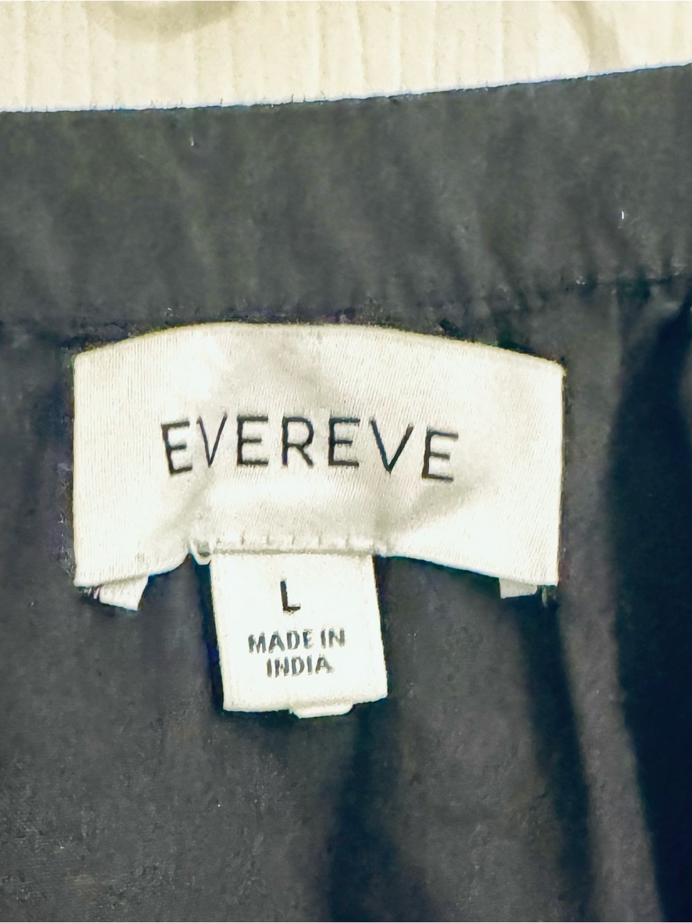 EVEREVE Celina Stud Blouse Top Puff Sleeves Relaxed Fit Black L - Picture 6 of 7